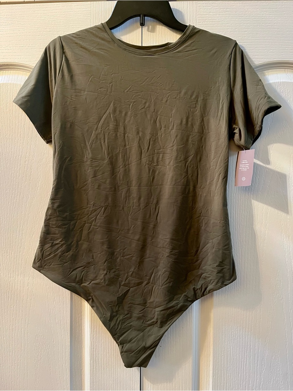 Women's Luxury Collection 4-Way Stretch
Short Sleeve Bodysuit - Auden Moss 1X